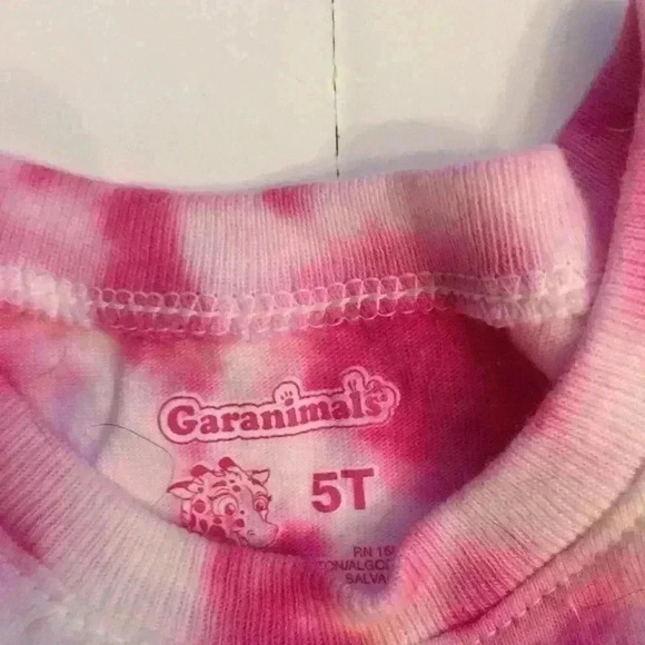 New! Skittles Candy Tie dye T-shirt Girls 5T - Picture 3 of 3